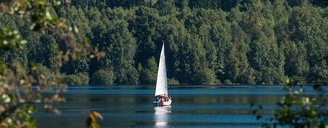 Segeln auf dem Schluchsee.