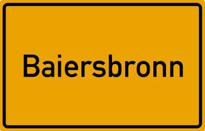 Baiersbronn Ortsschild