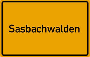 Sasbachwalden Ortsschild